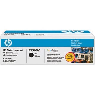 Картридж HP CB540AD (dual pack)